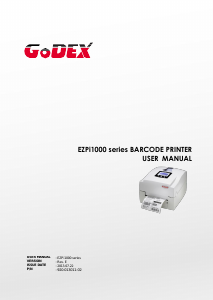 Manual GoDEX EZPi1200 Label Printer