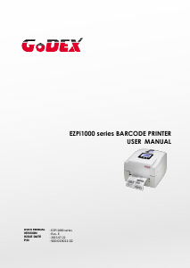 Manual GoDEX EZPi1300 Label Printer