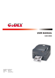 Manual GoDEX G500 Label Printer