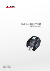 Manual GoDEX RT860i Label Printer