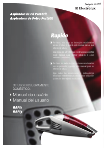 Manual de uso Electrolux RAPI1 Aspirador de mano