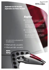 Manual de uso Electrolux RAPI3 Aspirador de mano