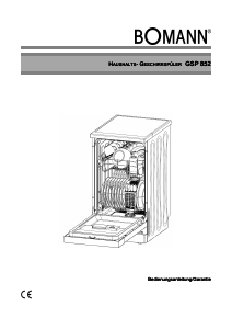 Bedienungsanleitung Bomann GSP 852 Geschirrspüler
