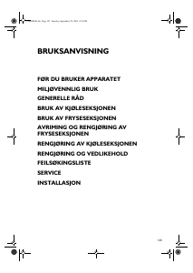 Bruksanvisning Bauknecht KDA 2455 Kjøle-fryseskap