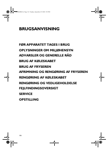 Brugsanvisning Bauknecht KDA 2455 Køle-fryseskab