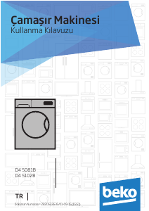 Kullanım kılavuzu BEKO D4 5081 B Çamaşır makinesi