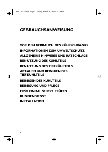 Bedienungsanleitung Bauknecht KDA 2800/3 Kühl-gefrierkombination