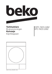 Bruksanvisning BEKO DPS 7405 GXB2 Torktumlare