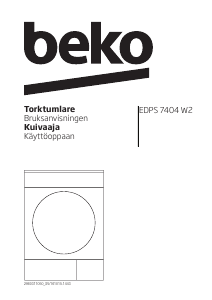 Bruksanvisning BEKO EDPS 7404 W2 Torktumlare