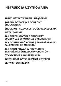 Instrukcja Bauknecht KGA 285 OPTIMA WH Lodówko-zamrażarka