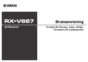 Bruksanvisning Yamaha RX-V667 Receiver