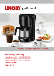 Instrukcja Unold 28115 Compact Thermo Ekspres do kawy