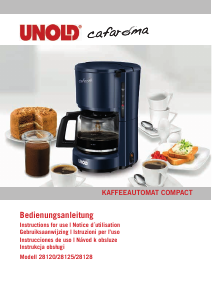Manual de uso Unold 28120 Compact Máquina de café