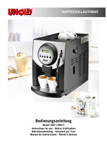 Manual Unold 28815 Coffee Machine