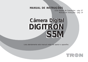 Manual Tron Digitron S5M Câmara digital