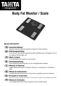 Manual Tanita UM-040 Scale