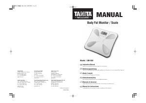 Manual Tanita UM-050 Scale