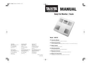 Manual de uso Tanita UM-051 Báscula