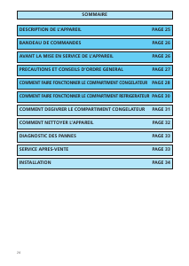 Mode d’emploi Bauknecht KGC 3661-2/2 Réfrigérateur combiné