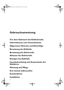 Bedienungsanleitung Bauknecht KGE 2832/B/1-LH Kühl-gefrierkombination