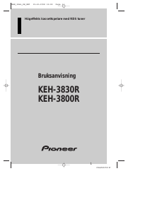 Bruksanvisning Pioneer KEH-3800R Bilradio