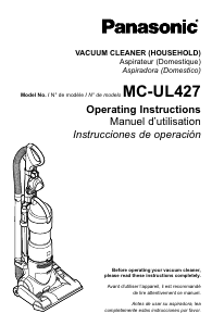 Manual de uso Panasonic MC-UL427 Aspirador