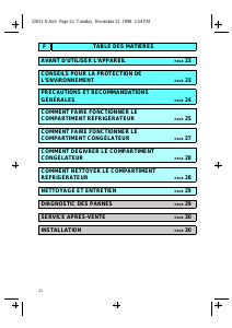 Mode d’emploi Bauknecht KGI 3169 Réfrigérateur combiné