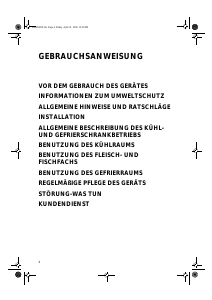 Bedienungsanleitung Bauknecht KGIF 3300/A Kühl-gefrierkombination