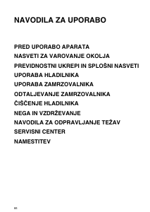 Priročnik Bauknecht KGIK 3109/A Hladilnik in zamrzovalnik