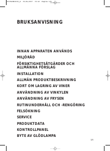 Bruksanvisning Bauknecht KGIW 3600/A Kyl-frys
