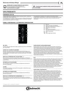 Instrukcja Bauknecht KGN 1830D IN Lodówko-zamrażarka