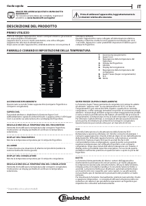 Manuale Bauknecht KGN 1830D IN Frigorifero-congelatore