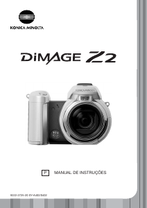 Manual Konica-Minolta DiMAGE Z2 Câmara digital