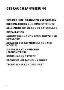 Bedienungsanleitung Bauknecht KGNA 305 WH Kühl-gefrierkombination