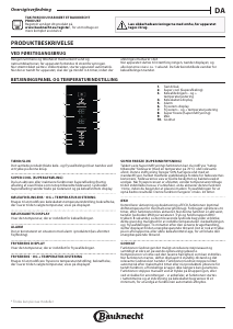 Brugsanvisning Bauknecht KGNF 203D IN Køle-fryseskab