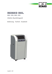Bedienungsanleitung Remko RKL 290 Klimagerät