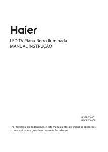 Manual Haier LE40B7000CF Televisor LED