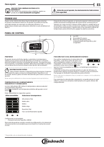 Manual de uso Bauknecht KRIF 1202 Frigorífico combinado