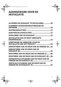 Handleiding Bauknecht KSDN 5061/A Koel-vries combinatie