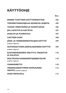 Käyttöohje Bauknecht KSN 410 OP IN Jääkaappipakastin