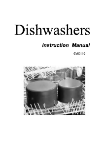 Manual Gorenje GV60110UK Dishwasher