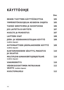 Käyttöohje Bauknecht KSN 495 IO Jääkaappipakastin