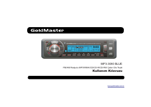 Kullanım kılavuzu Goldmaster MP3-3080 BLUE Oto radyosu