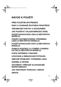 Manuál Bauknecht KSN 521 IO Lednice s mrazákem