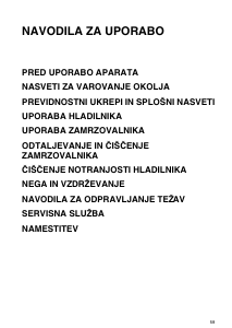 Priročnik Bauknecht KVI 2452/A Hladilnik in zamrzovalnik