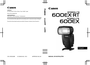 Manual Canon Speedlite 600EX-RT Flash