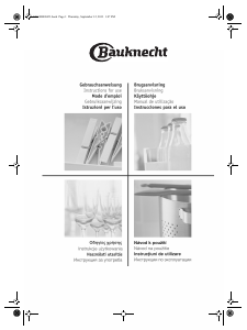 Handleiding Bauknecht CHI 6640F IN/01 Kookplaat