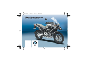Manual de uso BMW R 1200 GS Adventure (2008) Motocicleta