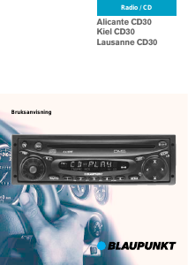 Bruksanvisning Blaupunkt Lausanne CD30 Bilradio
