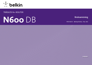 Bruksanvisning Belkin N600 DB Router